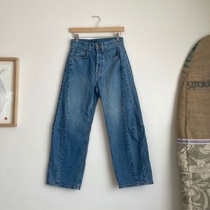 B Sides Lasso Denim Jeans Brit Vintage Wash Size 25
